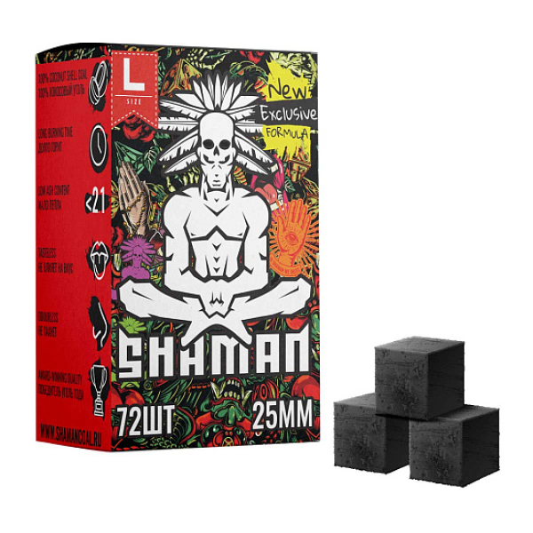 Кокосовый уголь Shaman 25мм в Мурманске