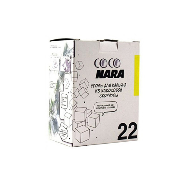 Уголь CocoNara 22мм для кальяна - 24 шт в Мурманске