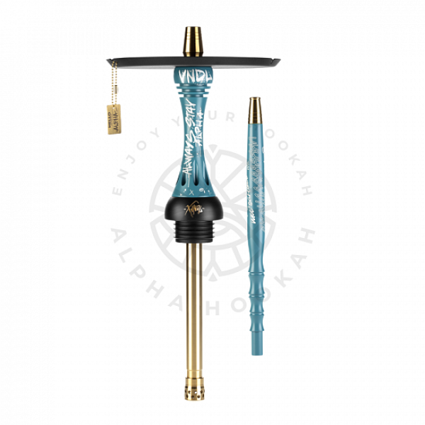 Кальян Alpha Hookah X VNDL Azure Синий (42 см) в Мурманске