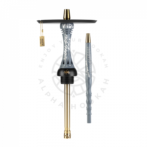 Кальян Alpha Hookah X VNDL Nardo Grey Серый (42 см) в Мурманске