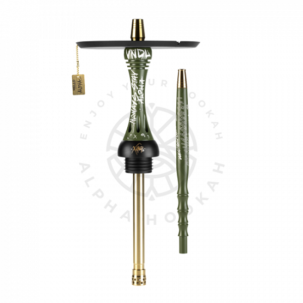 Кальян Alpha Hookah X VNDL Olive Зелёный (42 см) в Мурманске