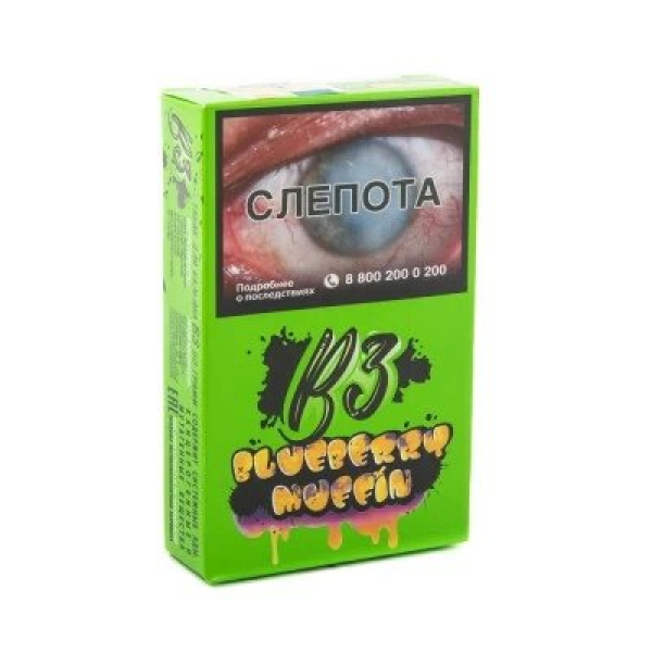 Табак B3 Blueberry Muffin (Черничный Маффин) 50 гр в Мурманске