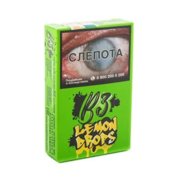 Табак B3 Lemon Drops (Лемонные леденцы) 50 гр в Мурманске