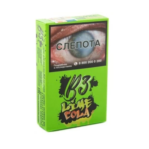Табак B3 Lime Cola (Лайм Кола) 50 гр в Мурманске