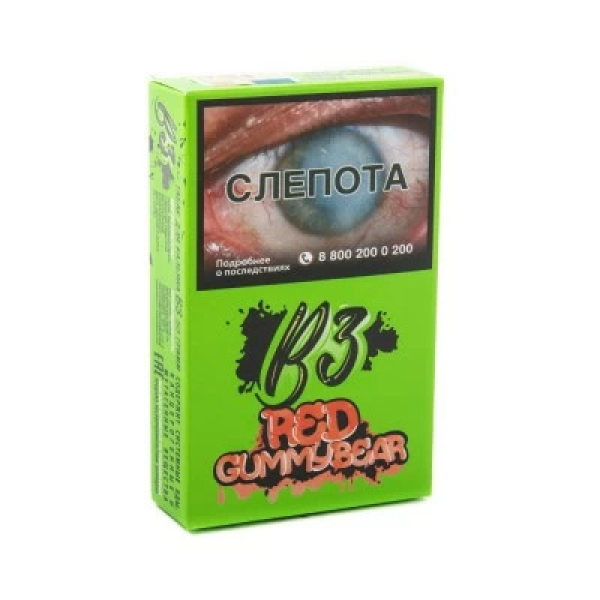 Табак B3 Red Gummy Bear (Красные Мишки Гамми) 50 гр в Мурманске