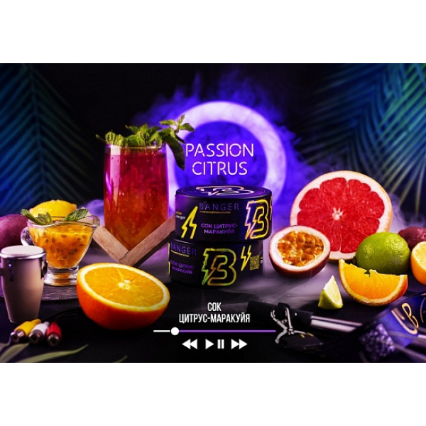 Табак Banger Passion Citrus 100 грамм в Мурманске