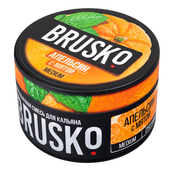 Смесь BRUSKO АПЕЛЬСИН С МЯТОЙ (MEDIUM) 250 гр в Мурманске