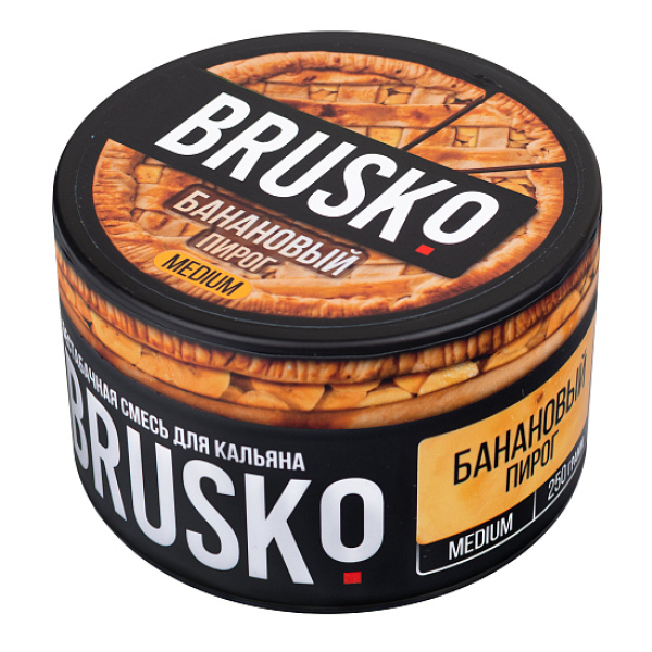 Смесь BRUSKO БАНАНОВЫЙ ПИРОГ (MEDIUM) 250 гр в Мурманске