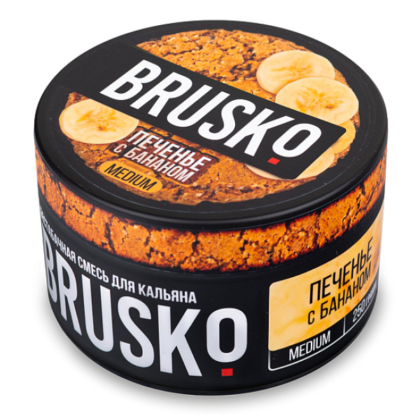 Смесь BRUSKO ПЕЧЕНЬЕ С БАНАНОМ (MEDIUM) 250 гр в Мурманске