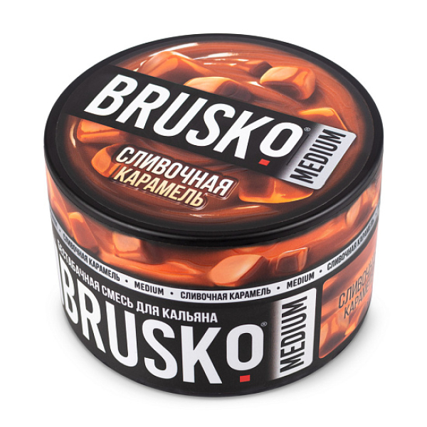Смесь BRUSKO СЛИВОЧНАЯ КАРАМЕЛЬ (MEDIUM) 250 гр в Мурманске
