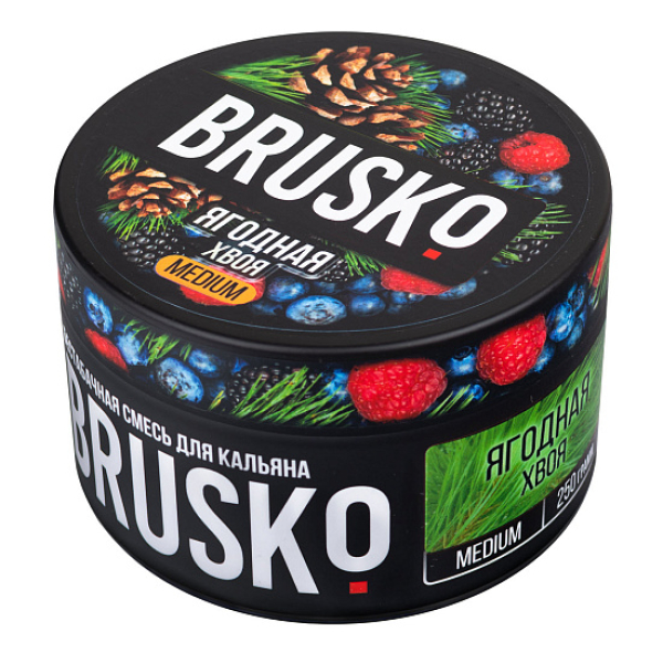 Смесь BRUSKO ЯГОДНАЯ ХВОЯ (MEDIUM) 250 гр в Мурманске
