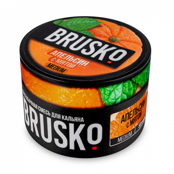 Смесь Brusko Medium Апельсин мята 50 грамм в Мурманске