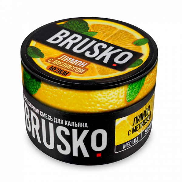 Смесь Brusko Medium Лимон мелисса 50 грамм в Мурманске