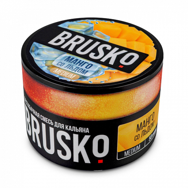 Смесь Brusko Medium Манго лед 50 грамм в Мурманске