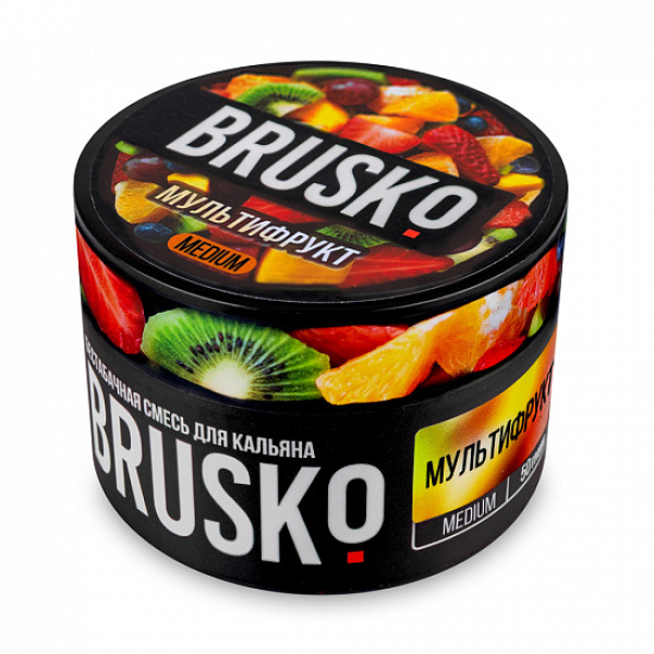 Смесь Brusko Medium Мультифрукт 50 грамм в Мурманске