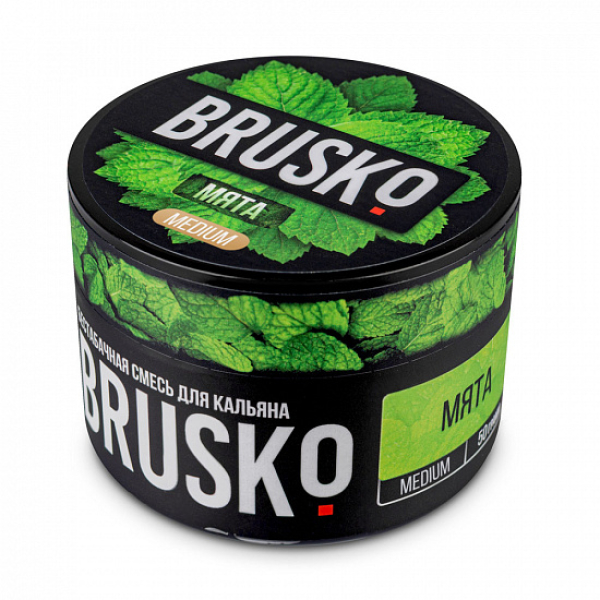 Смесь Brusko Medium Мята 50 грамм в Мурманске