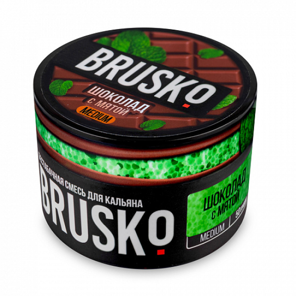 Смесь Brusko Medium Шоколад с мятой 50 грамм в Мурманске