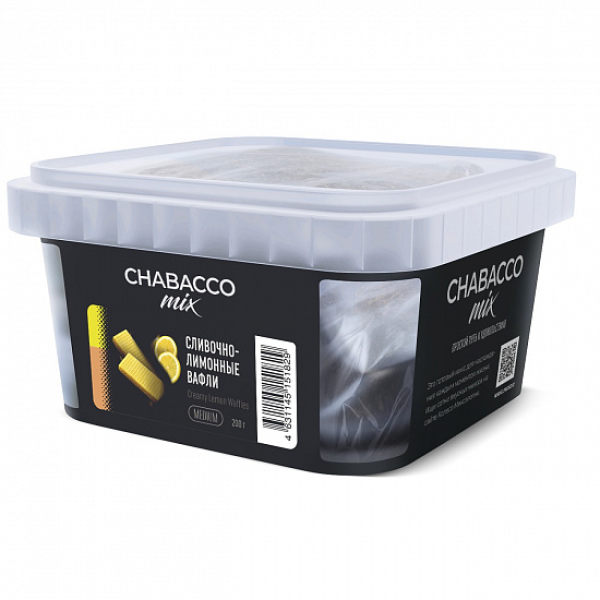 Смесь Chabacco mix Creamy Lemon Waffles (Сливочно-лимонные вафли) 200 гр в Мурманске