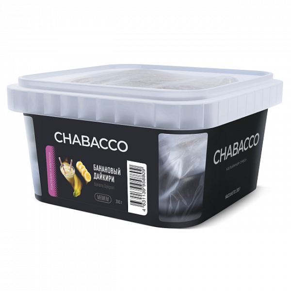 Смесь Chabacco Medium Banana Daiquiri (Банановый Дайкири) 200 гр в Мурманске