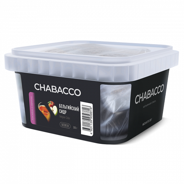 Смесь Chabacco Medium Belgian Cider (Бельгийский Сидр) 200 гр в Мурманске