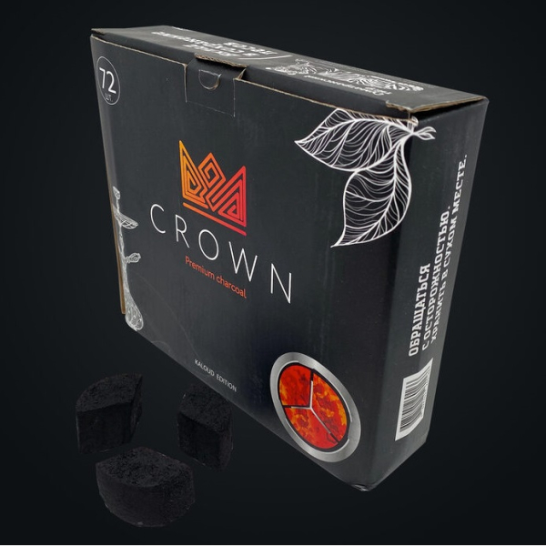 Уголь Crown KALOUD edition для кальяна (72 шт.) в Мурманске