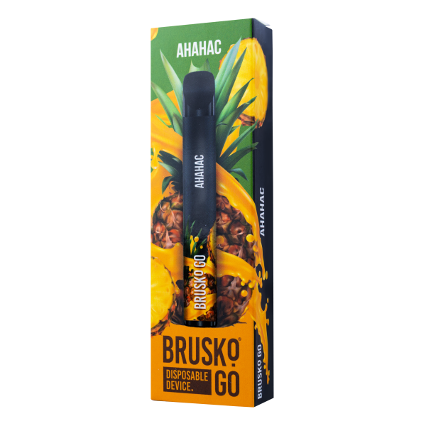 Одноразовая электронная сигарета Brusko Go Ананас 800 затяжек в Мурманске