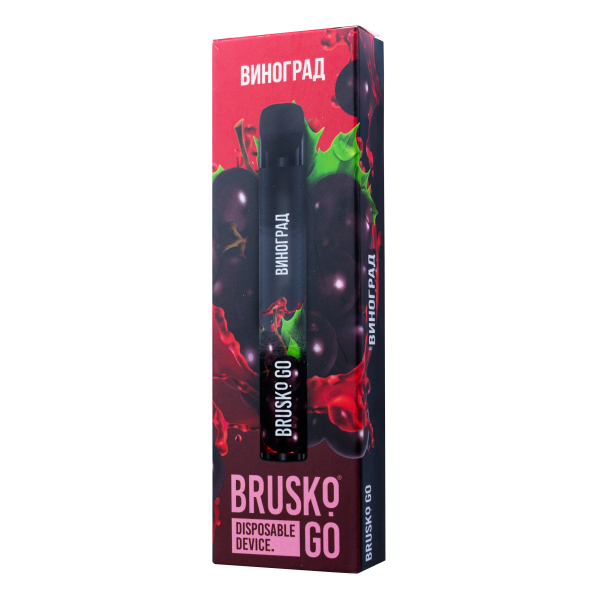 Одноразовая электронная сигарета Brusko Go Виноград 800 затяжек в Мурманске