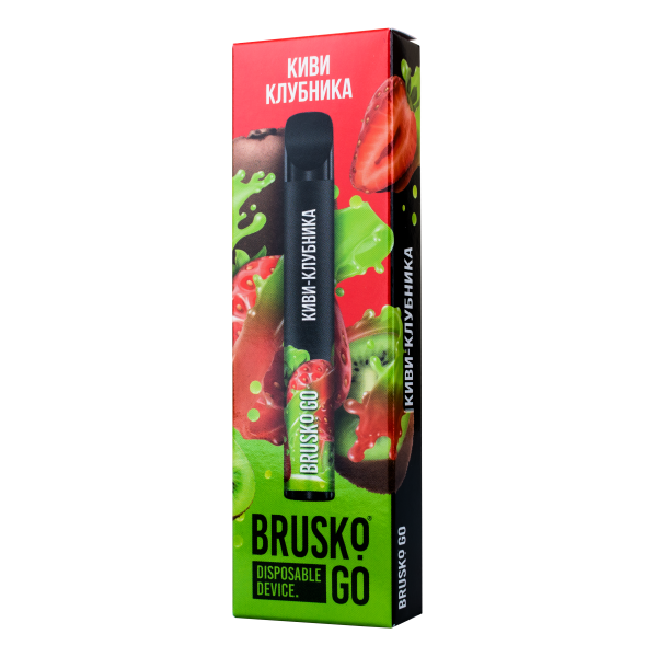 Одноразовая электронная сигарета Brusko Go Киви Клубника 800 затяжек в Мурманске