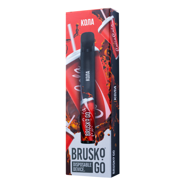 Одноразовая электронная сигарета Brusko Go Кола 800 затяжек в Мурманске