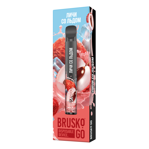 Одноразовая электронная сигарета Brusko Go Личи Со Льдом 800 затяжек в Мурманске