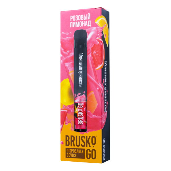 Одноразовая электронная сигарета Brusko Go Розовый Лимонад 800 затяжек в Мурманске