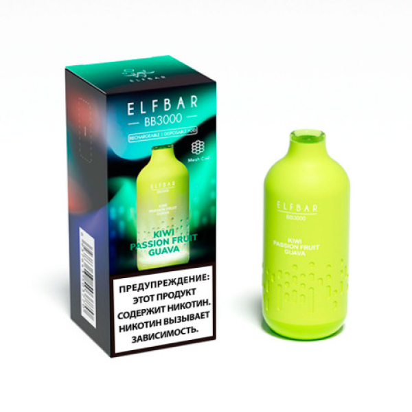 Elfbar BB3000 Киви маракуйя гуава, 3000 тяг в Мурманске