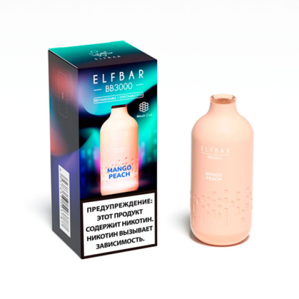 Elfbar BB3000 Манго персик, 3000 тяг в Мурманске