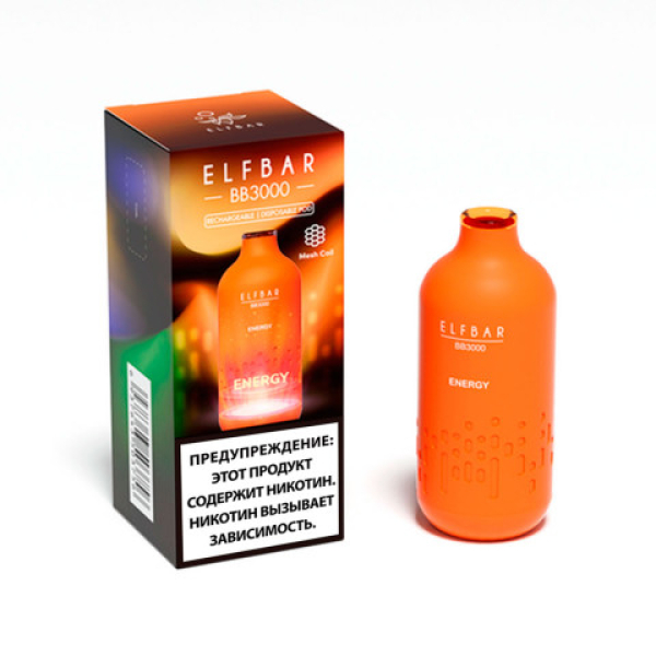 Elfbar BB3000 Энергетик, 3000 тяг в Мурманске