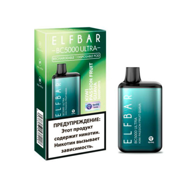 Elfbar BC5000 (Киви маракуйя гуава), 5000 тяг в Мурманске