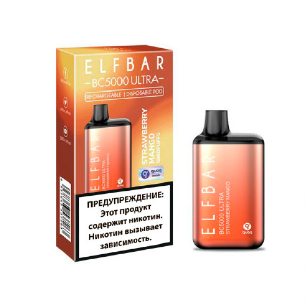 Elfbar BC5000 (Клубника манго), 5000 тяг в Мурманске