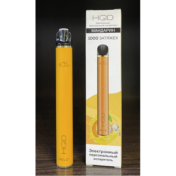 HQD melo tangerine (мандарин) 1000 затяжек в Мурманске