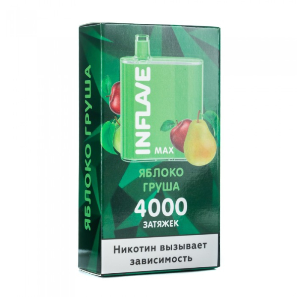 INFLAVE MAX Яблоко груша, 4000 тяг в Мурманске