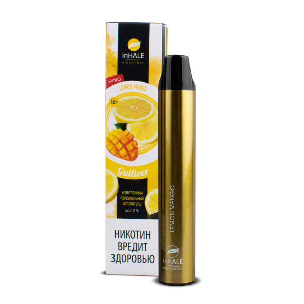 inHale Guliver Hard Lemon Mango (Лимон Манго) 1500 затяжек в Мурманске