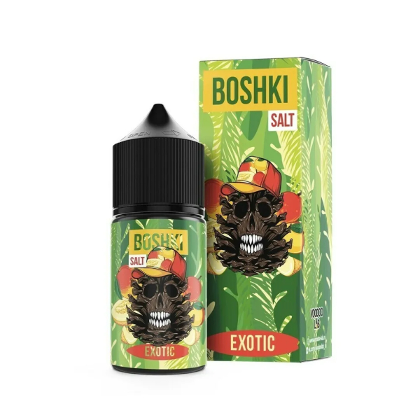 Жидкость BOSHKI Salt Exotic (Манго дыня хвоя) (30 мл, 20 мг/мл) в Мурманске