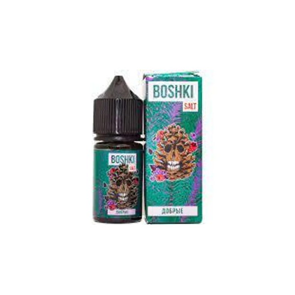 Жидкость BOSHKI Salt Добрые (Мороженное хвоя ягоды) (30 мл, 20 мг/мл) в Мурманске