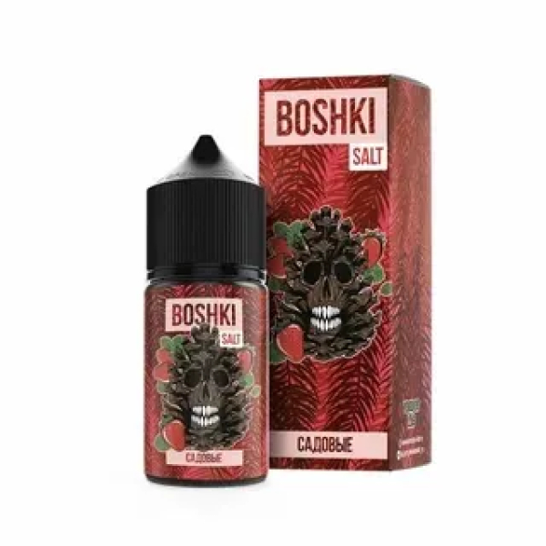 Жидкость BOSHKI Salt Садовые (клубника хвоя) (30 мл, 20 мг/мл) в Мурманске
