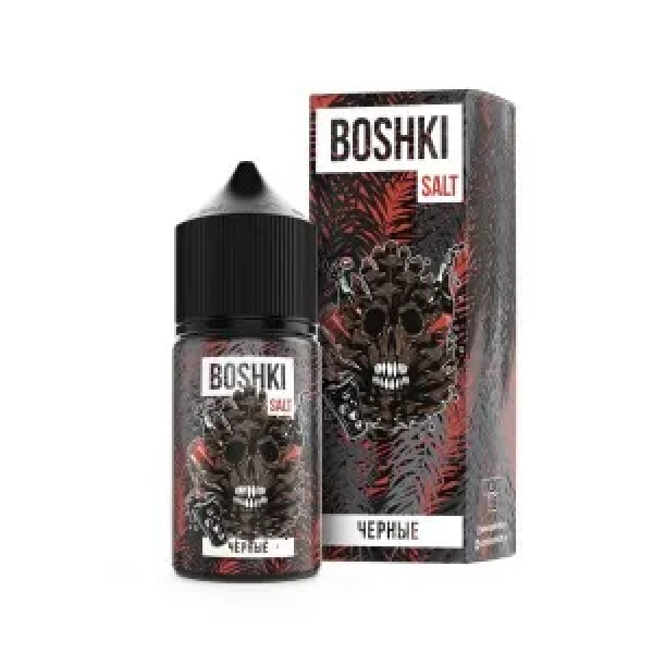 Жидкость BOSHKI Salt Черные (кола хвоя) (30 мл, 20 мг/мл) в Мурманске