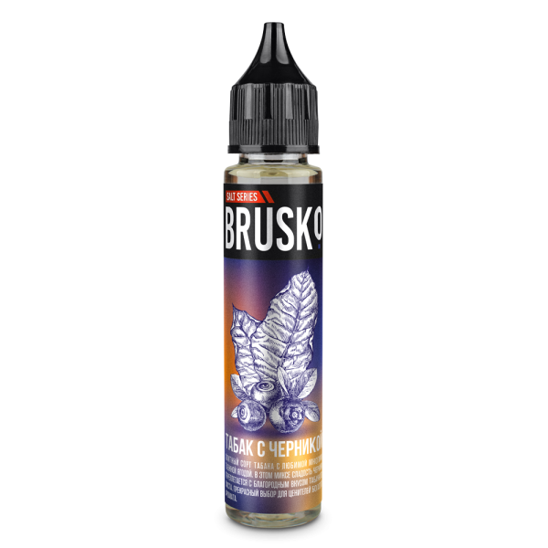 Жидкость Brusko Salt Табак С Черникой 30 мл в Мурманске