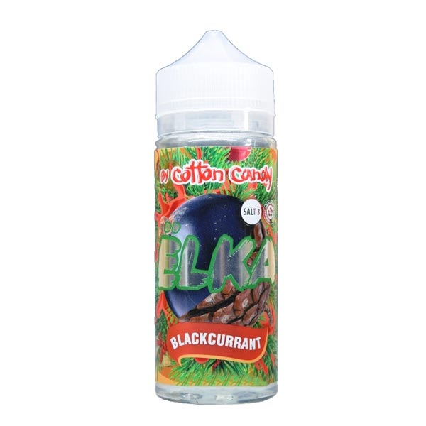Жидкость Cotton Candy ЁLKA BLACKCURRANT (Хвоя С Мятой И Чёрной Смородиной) (120 мл, 0 мг/мл) в Мурманске
