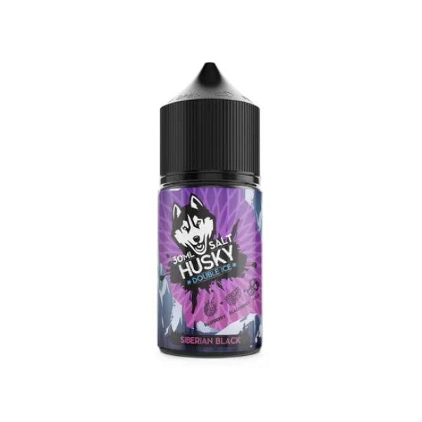 Жидкость Husky salt Double ice Siberian Black (Малина ежевика мята) (30 мл, 20 мг/мл) в Мурманске