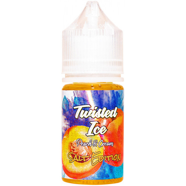 Жидкость Twisted Ice Salt Peach&Cream (Персиково Сливочный Щербет) (30 мл, 20 мг/мл) в Мурманске