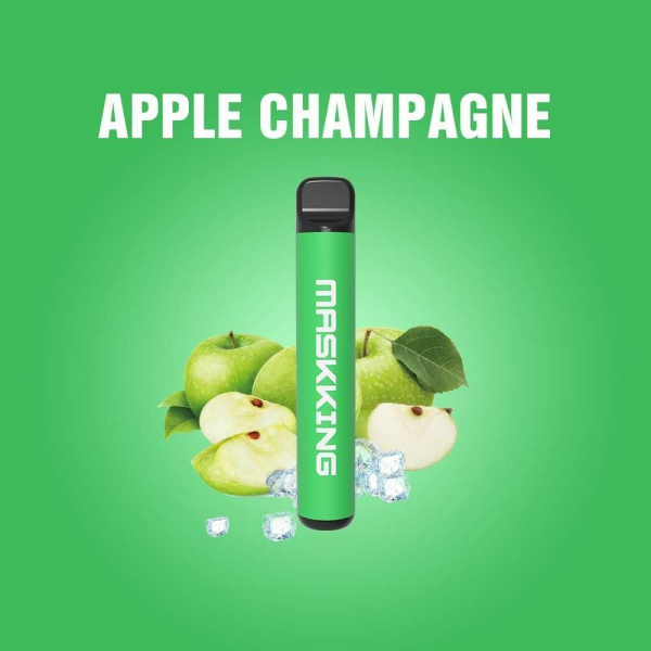 Одноразовая электронная сигарета Maskking High Pro Apple Champagne (Яблочное Шампанское) 1000 затяжек в Мурманске
