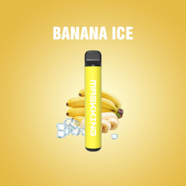 Одноразовая электронная сигарета Maskking High Pro Banana Ice (Ледяной Банан) 1000 затяжек в Мурманске