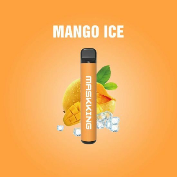 Одноразовая электронная сигарета Maskking High Pro Mango Ice (Манговый Лёд) 1000 затяжек в Мурманске